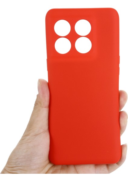 Oneplus 10T 5g/ace Pro 5g Sıvı Silikon Darbeye Dayanıklı Koruyucu Telefon Kılıfı Yumuşak Elyaf Astarlı Çizilmez Kılıf Kayışlı-Kırmızı (Yurt Dışından) indirimleri