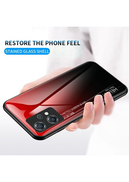 Oneplus Nord Ce 2 Lite 5g Degrade Telefon Kılıfı Temperli Cam + Sert Pc Arka Yumuşak Tpu Çerçeve Darbeye Dayanıklı Koruyucu Kılıf - Degrade Mavi Siyah (Yurt Dışından) fiyatları