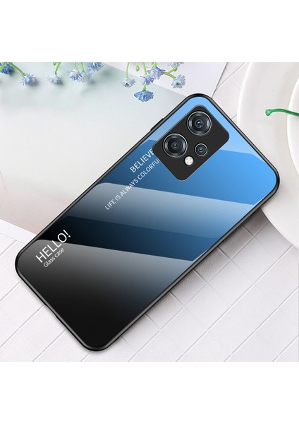 Oneplus Nord Ce 2 Lite 5g Degrade Telefon Kılıfı Temperli Cam + Sert Pc Arka Yumuşak Tpu Çerçeve Darbeye Dayanıklı Koruyucu Kılıf - Degrade Mavi Siyah (Yurt Dışından) indirimleri