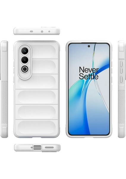 Oneplus Nord Ce4 5g Kılıf Şok Emici Tpu Cep Telefonu Koruyucu Kapak-Beyaz (Yurt Dışından)