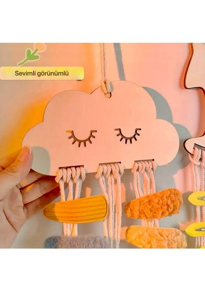 Bulut Şeklinde Takı Organizeri, Krem Renk, Şık ve Kullanışlı Tasarım fiyatları