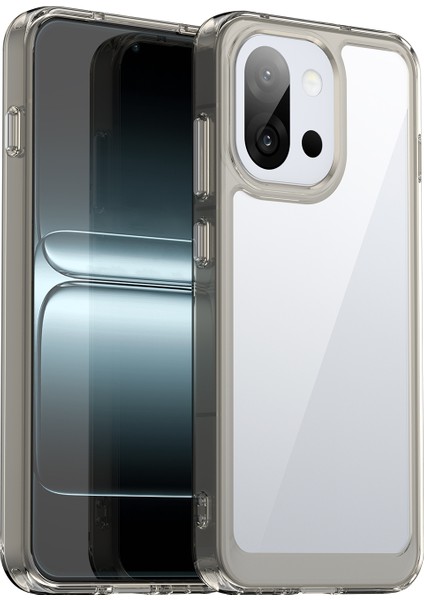 Oneplus 13T 5G/13S 5g Kılıf Tpu+Akrilik Koruyucu Şeffaf Telefon Kılıfı-Şeffaf Gri (Yurt Dışından)