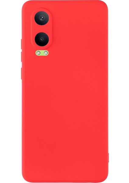 Oneplus Nord Ce4 Lite 5g/oppo K12X 5g (Çin) Kılıf Tpu Arka Yumuşak Çizilmez Fiber Astar Telefon Kılıfı-Kırmızı (Yurt Dışından)