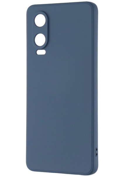 Oneplus Nord Ce4 Lite 5g/oppo K12X 5g (Çin) Kılıf Tpu Arka Yumuşak Çizilmez Fiber Astar Telefon Kılıfı-Safir (Yurt Dışından)