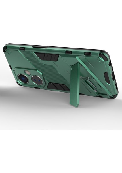 Oneplus Nord Ce 3 Lite 5g/nord N30 5g Kickstand Telefon Kılıfı Tpu+Pc Çizilmez Arka Kapak-Yeşil (Yurt Dışından)