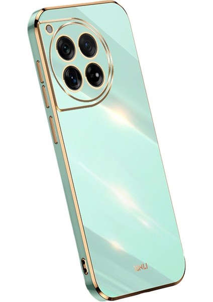 Xınlı Oneplus Ace 3 5G/12R 5g Tpu Kılıf Galvanik Koruyucu Telefon Kılıfı-Camgöbeği (Yurt Dışından)