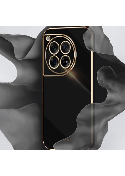 Xınlı Oneplus Ace 3 5G/12R 5g Tpu Kılıf Galvanik Koruyucu Telefon Kılıfı-Camgöbeği (Yurt Dışından)