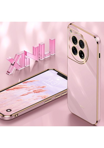 Xınlı Oneplus Ace 3 5G/12R 5g Tpu Kılıf Galvanik Koruyucu Telefon Kılıfı-Camgöbeği (Yurt Dışından)