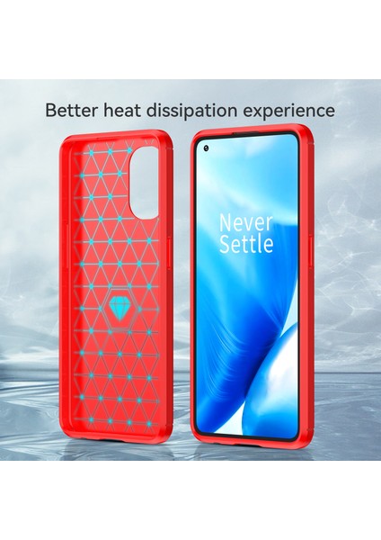 1.8mm Hava Yastığı Tpu Kılıf Fırçalanmış Yüzey Karbon Fiber Çizilmeye Dayanıklı Doku Telefon Kılıfı Isı Dağıtma Tasarımı ile Oneplus Nord N20 5g-Kırmızı (Yurt Dışından) fırsatları