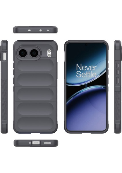 Oneplus Nord 4 Kılıf Düşmeye Karşı Yumuşak Tpu Sağlam Telefon Arka Kapağı-Koyu Gri (Yurt Dışından)