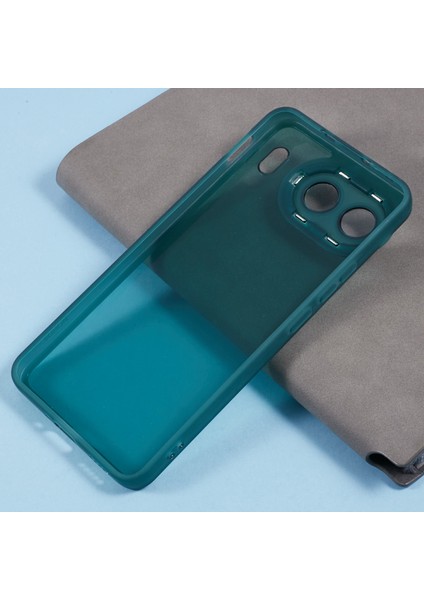 Oneplus Nord 4 Kılıf Elektrokaplama Kamera Çerçevesi Tpu Telefon Kılıfı-Şeffaf Ordu Yeşili (Yurt Dışından)