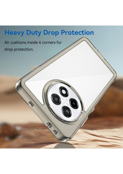 Oneplus 13R 5g/ace 5 5g/ace 5 Pro 5g Tpu+Akrilik Koruyucu Telefon Kılıfı Için Şeffaf Kılıf-Şeffaf Gri (Yurt Dışından) modelleri