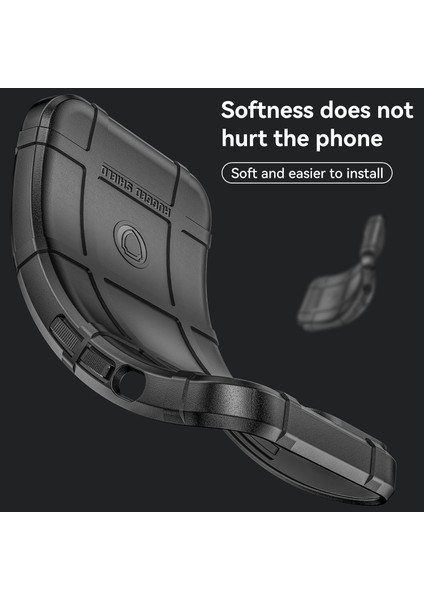 Sony Xperia 10 Iv Kalınlaştırılmış Tpu Koruyucu Kılıf Sağlam Kare Izgara Cep Telefonu Kılıfı-Siyah (Yurt Dışından) fiyatları