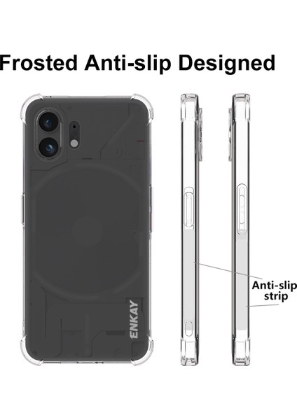Enkay Hat Prınce For Nothing Phone(2)Şeffaf Telefon Kılıfı Kaymaz Tpu Kapak Yüksek Alüminyum-Silikon Cam Ekran Filmi (Yurt Dışından) fırsatları