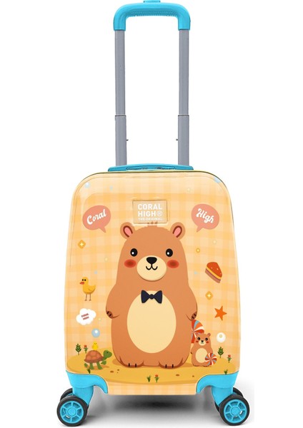 Kids Kapibara Desenli Çocuk Valizi 16797