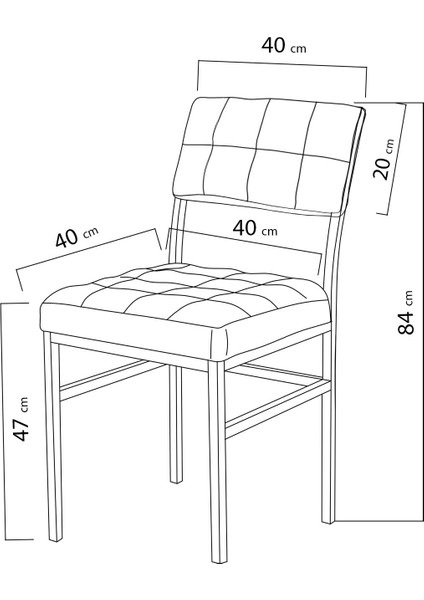 Dubai Modeli Kare Mutfak Masa Sandalye Takımı, 4 Sandalye 1 Sabit Beyaz Masa 70X70 Cm, Keten Kumaş