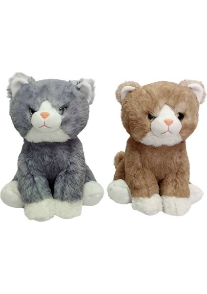 PB31545-23 Peluş Oturan Kedi 23 cm