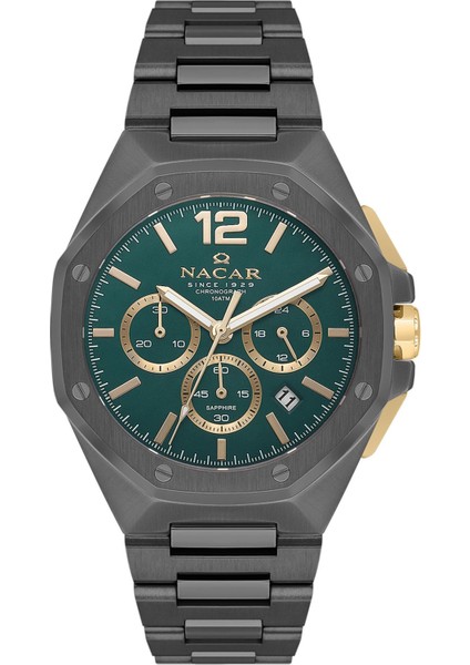 Safir Cam Spor Gri Erkek Kol Saati NC08-29430493-GNCM