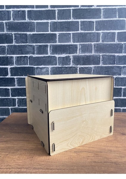 7 Gözlü Ahşap Makyaj ve Takı Organizeri, Şık ve Fonksiyonel Tasarım indirimleri