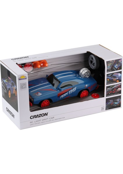 5016 Sun-Yfn-Crn-Rc Araba Drift Ff Yedek Tekerlek Kukalı Işıklı 7 4V USB 2A