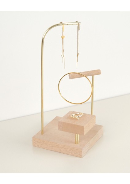 Ahşap Takı Düzenleyici, Küpe, Bileklik, Yüzük Standı, Şık ve Fonksiyonel Organizer fiyatları