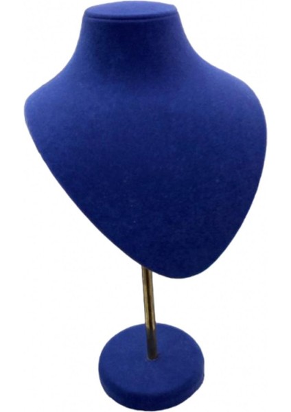 Şık Metal Ayaklı Lacivert Kolye ve Gerdanlık Seti, Tarzınıza Renk Katacaktır.