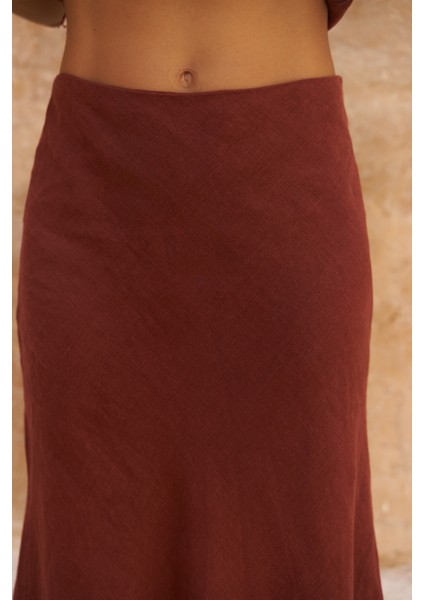 Malmvira Kiremit Keten Crop Etek Takım