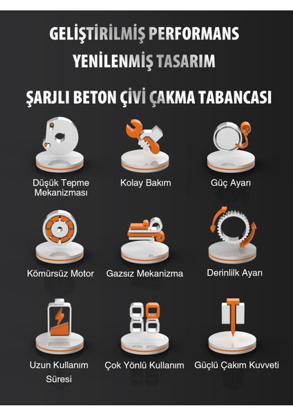 LD40 Çivi Çakma Makinası modelleri