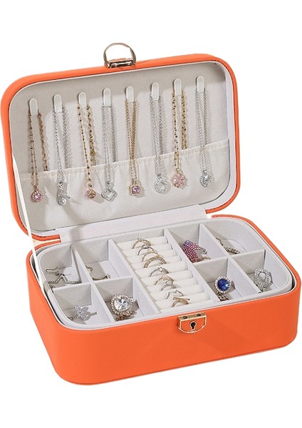 Taşınabilir Seyahat Mücevher Kutusu Düzenleyici (Yurt Dışından)
