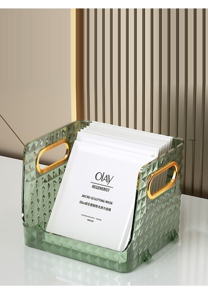 Çok Amaçlı Makyaj ve Takı Organizeri, Kitaplık Düzenleyici, Ekru Renk indirimleri