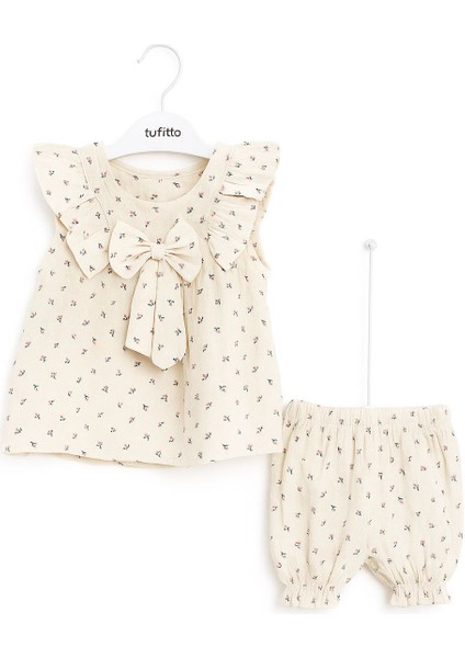 Fiyonklu Kız Bebek Yazlık 2’li