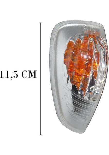 Renault Master 3 Uyumlu Sarı Ayna Sinyali Takımı Sağ-Sol (2010-2023)