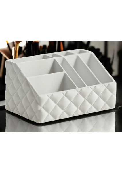 Beyaz Dekoratif Makyaj ve Takı Düzenleyici, Şık ve Pratik Saklama Çözümü indirimleri