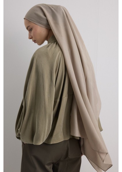 Paris Ipeği Vizon Renk Pamuklu Şal modelleri