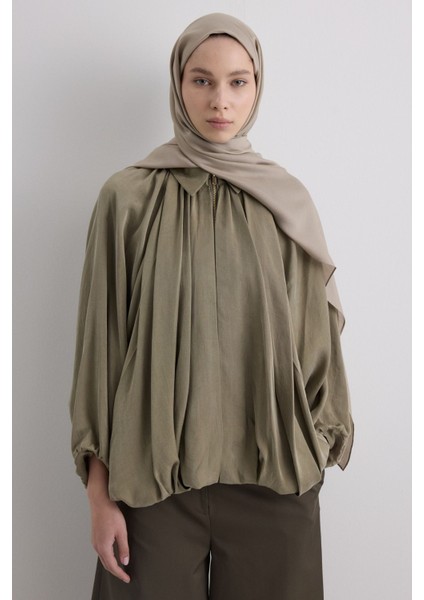 Paris Ipeği Vizon Renk Pamuklu Şal