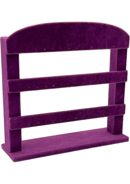 3 Kat Mor Küpe Düzenleyici, Şık ve Pratik Takı Organizeri
