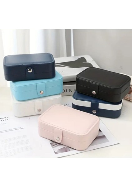 Çok Amaçlı Takı Organizer Çanta, Siyah, Kolye, Küpe ve Yüzük Saklama Çözümü fırsatları