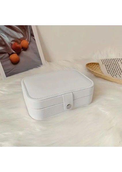 Çok Amaçlı Takı Organizer Çanta, Siyah, Kolye, Küpe ve Yüzük Saklama Çözümü