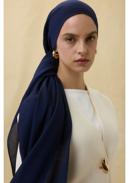 Paris Ipeği Lacivert Renk Pamuklu Şal fiyatları