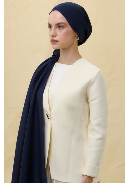 Paris Ipeği Lacivert Renk Pamuklu Şal modelleri