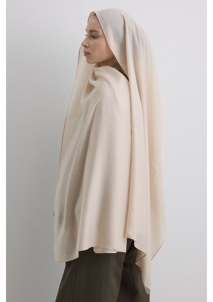 Paris Ipeği Krem Renk Pamuklu Şal fırsatları
