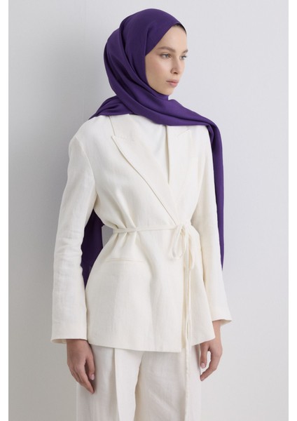 Paris Ipeği Patlıcan Mor Renk Pamuklu Şal indirimleri