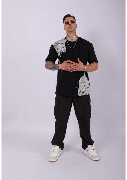 Unisex Parçalı Oversize T-Shirt indirimleri