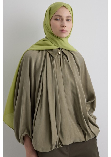 Paris Ipeği Ihlamur Renk Pamuklu Şal