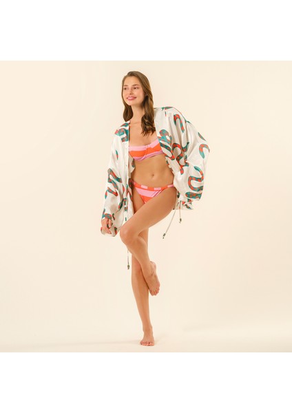 Prınkıpo Bikini Üstü 23x21 Cm Pembe - Turuncu modelleri