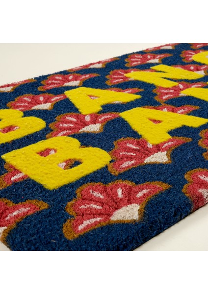 Kerala Coır Kapı Önü Paspası 45X75 cm Sarı fırsatları