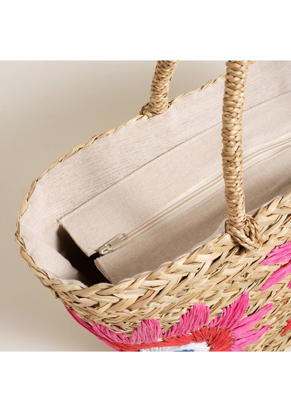 Huaruı Kamış Çanta 53X30X18 cm Pembe indirimleri