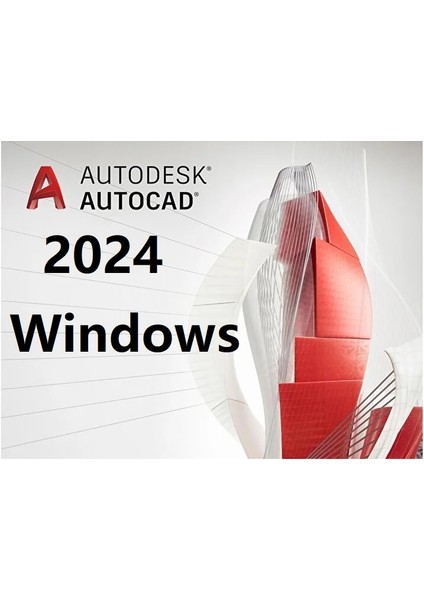 Autocad 2024 (Windows) - 2 Pc 3 Yıl Autodesk Dijital Kod