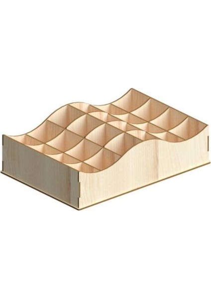 Şık Masaüstü Düzenleyici, Organizatör ve Takı Kutusu, Krem Renk