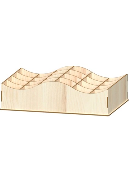 Şık Masaüstü Düzenleyici, Organizatör ve Takı Kutusu, Krem Renk modelleri